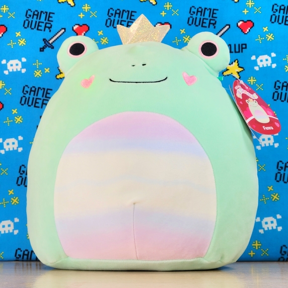 Squishmallow Fenra the King Frog 11